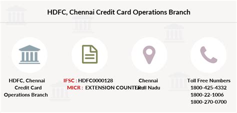 Hdfc bank credit card customer care phone number chennai. HDFC Chennai Credit Card Operations IFSC Code HDFC0000128