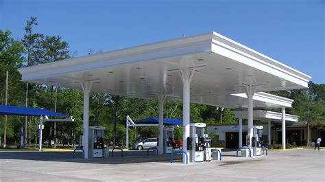 Mine, gymnasium, shipyard, exhibition, warehouse, shopping mall, factory, tunnel. Gas Stations - C&S Canopy
