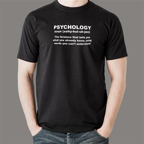 Psychology T Shirt For Men