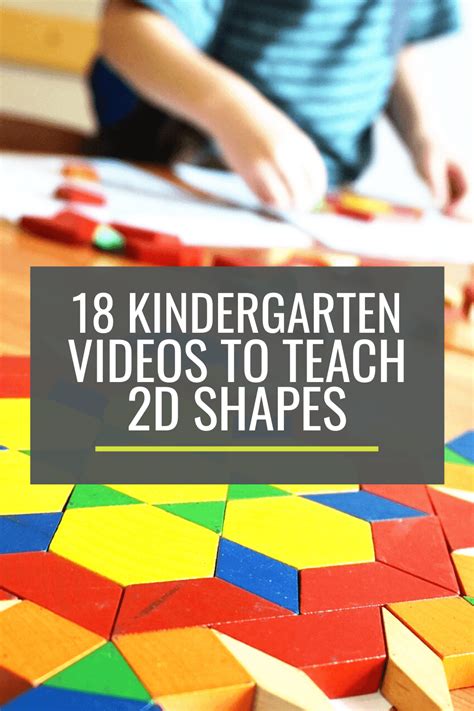 18 Kindergarten Videos To Teach 2d Shapes Kindergartenworks