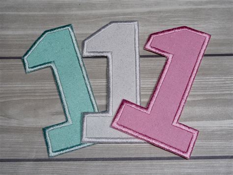 Number Iron On Patches 55 Inch Iron On Patches Applique Etsy
