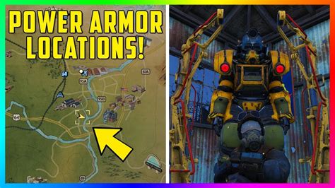 Fallout 76 Power Armor Locations Map