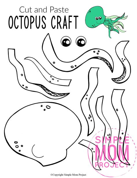 Adorable Octopus Ocean Animal Craft For Kids Simple Mom Project
