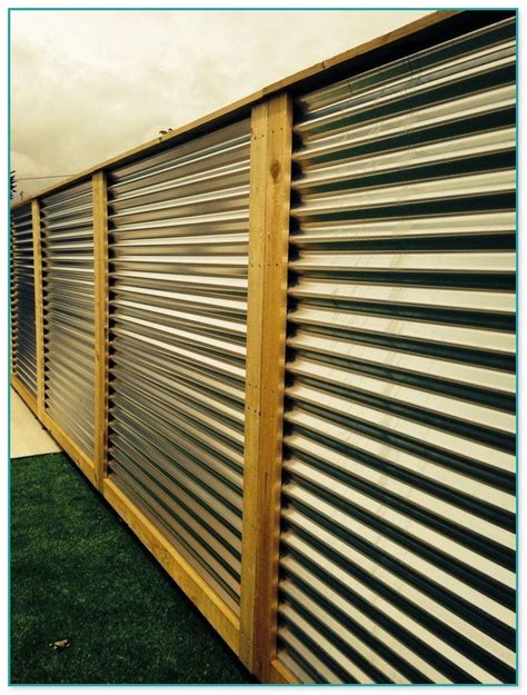 There are dozens of metal panel profile shapes, colors and sizes avialable to design and build your corrugated metal fence. Corrugated Metal Fence Panels