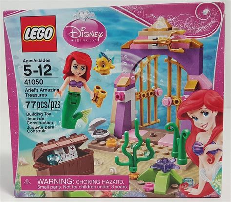 Lego Disney Princess Little Mermaid Set 41050 Ariels Amazing Treasures New Ebay Lego Disney