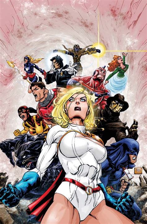 But there's a long way to go until all women can enjoy these rights. Power Girl and Justice Society of America by Travis Moore ...