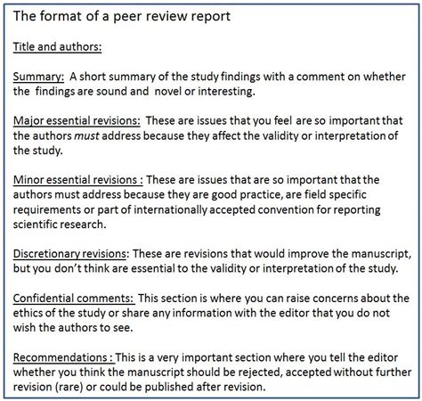 Improve your writing with pro tips and examples. A beginner's guide to peer review: Part Two - Research in ...