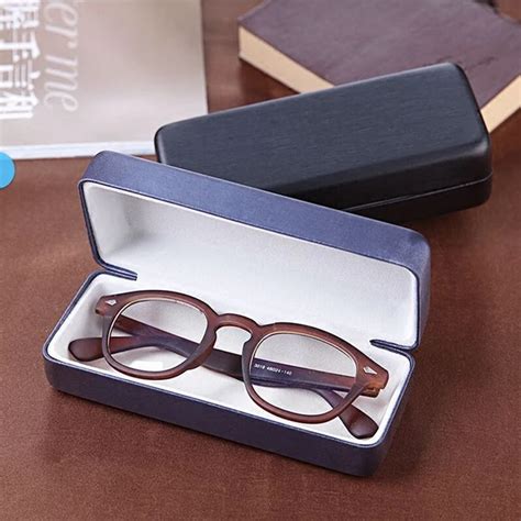 Classic Solid Eyeglass Cases Metal Eyeglasses Sunglasses Case Business Type Eyewear Accessories