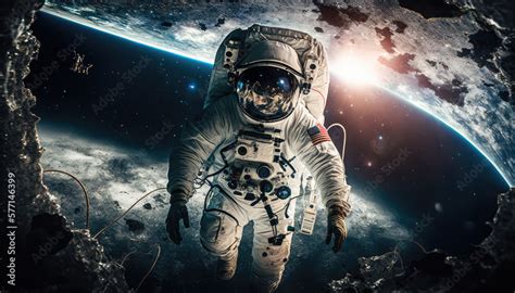 Astronaut In Space An Awe Inspiring And Breathtaking Wallpaper