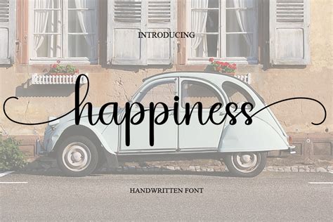 Happiness Font By Salma Studio · Creative Fabrica