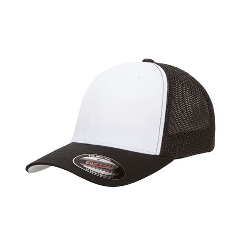 Flexfit Trucker Mesh With White Front Panels Cap Order Swag