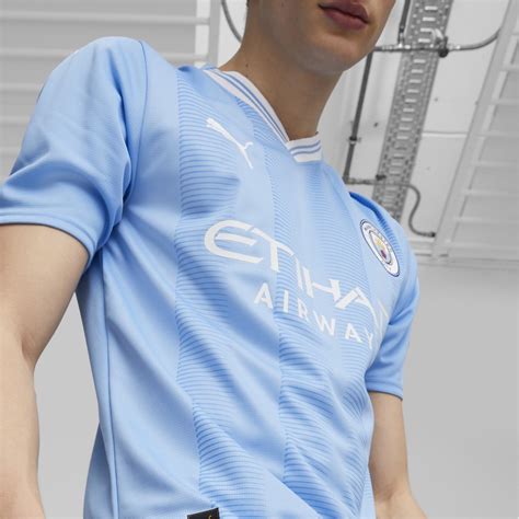 Puma Manchester City Home Shirt 2023 2024 Adults Greece