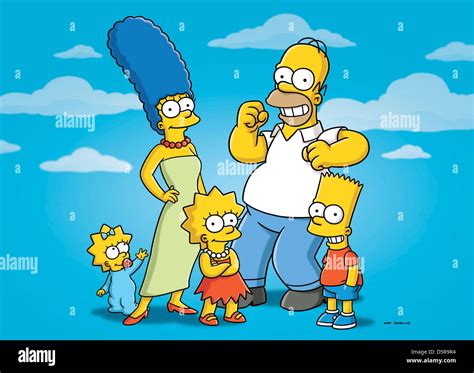 Maggie Simpson Marge Simpson Lisa Simpson Homer Simpson Y Bart Simpson