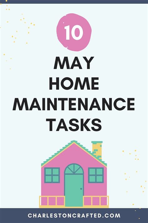 May Home Maintenance Checklist Free Printable