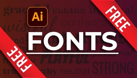 Free Fonts For Illustrator Ezgyd Com
