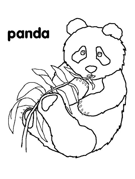 Free Panda Coloring Page To Print Pandas Kids Coloring Pages