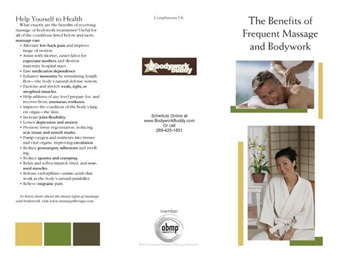 Bodywork Buddy Blog Create Free Massage Brochures With Abmp