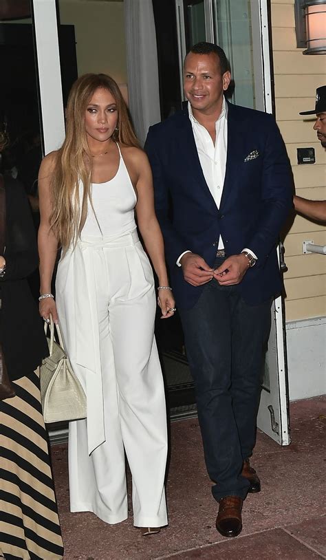 Jennifer Lopez And Alex Rodriguez Prime 112 Restaurant In Miami 0724
