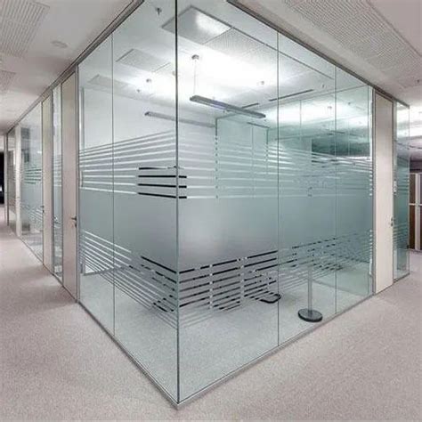 Tuffen Glass Partition For Commercial Purpose At Rs 130square Feet In