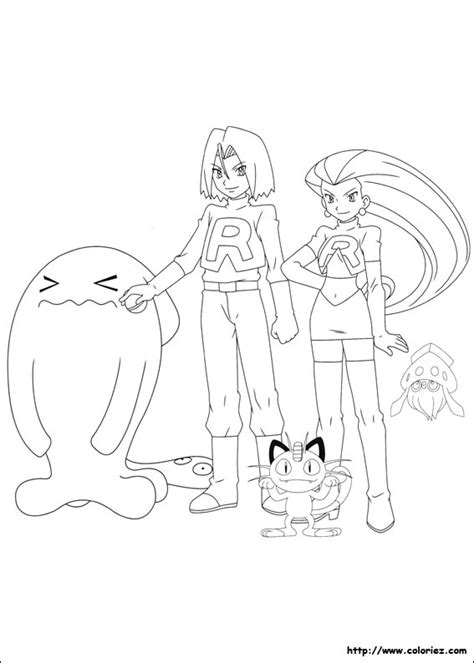 COLORIAGE - Team Rocket