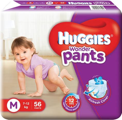 Huggies Wonder Pants Diapers M Buy 56 Huggies Air Fresh Cover