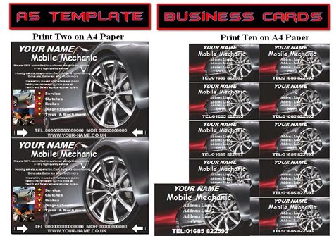 Every auto mechanic needs a great business card. Mobile Mechanic Business Cards | Arts - Arts