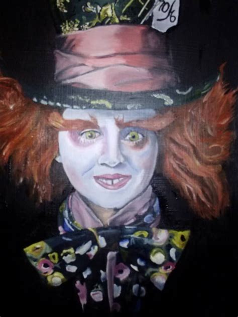 Mad Hatter Portrait Oil Paints First Time Ever Working With Them And