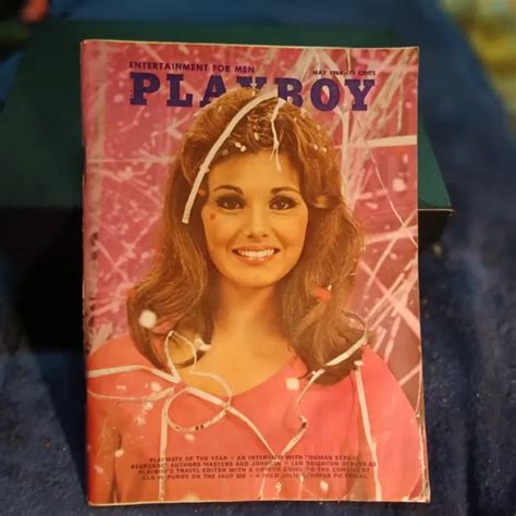 Vintage May Playboy Magazine Elizabeth Jordan Julie Newmar Angela