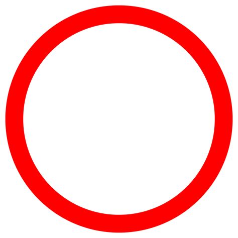 Red Circle Transparent Background Png Soft You Transparent