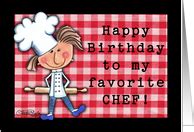 When your birthday comes around, there's almost nothing as good as getting happy birthday wishes and quotes from friends. Birthday Cards for my Chef from Greeting Card Universe