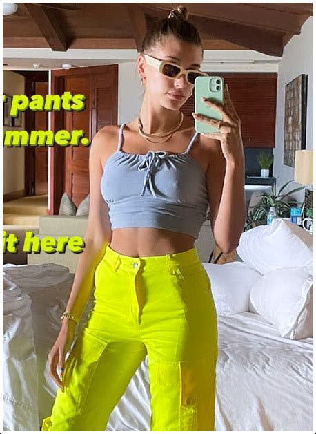 Popoholic Blog Archive Hailey Baldwin Selfies Some Seriously Sexy Braless Bosom Action