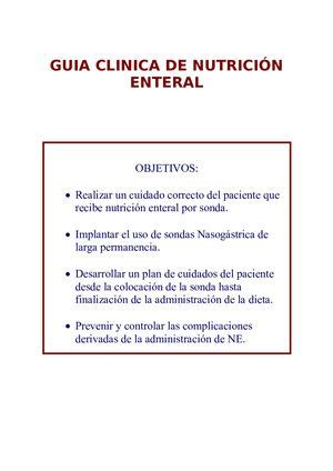 Calaméo Guia Clinica De Nutricion Enteral