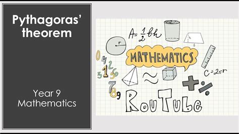 Applying Pythagoras Theorem Year 9 Maths Routube Youtube