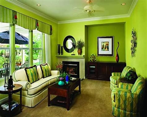 ruang tamu warna hijau muda inspirasi rumah