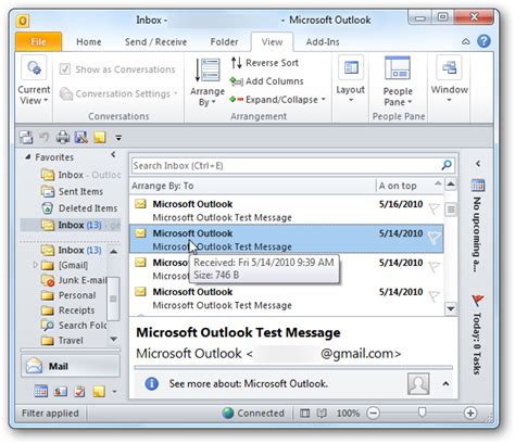 Using Conversation View In Outlook 2010
