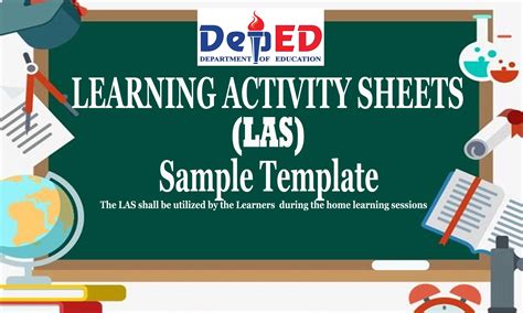 Deped Learning Activity Sheets Las Sample Template Teacherph Riset My