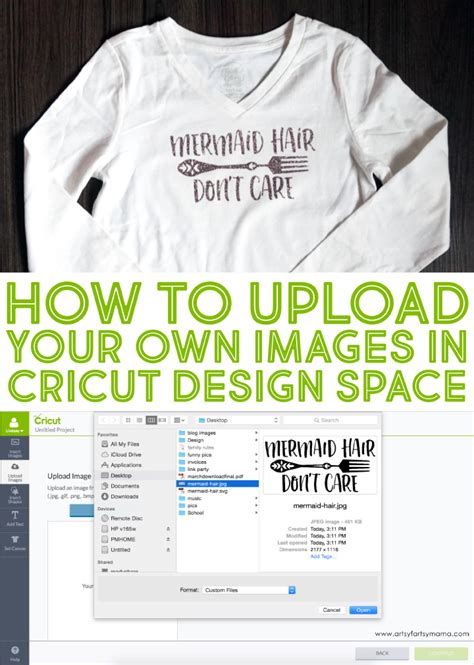 How To Upload Your Own Images In Cricut Design Space Artsy Fartsy Mama