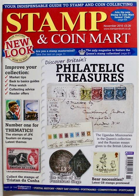 Stamp And Coin Mart Magazine Issue November 2010 Pre Owned Excellent