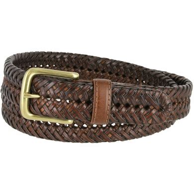 These fine looking leather belts will most likely go on for many more generations to come because they are classic in style and always. 20154 Men's Braided Woven Leather Dress Belt 1 1/4" (32mm ...