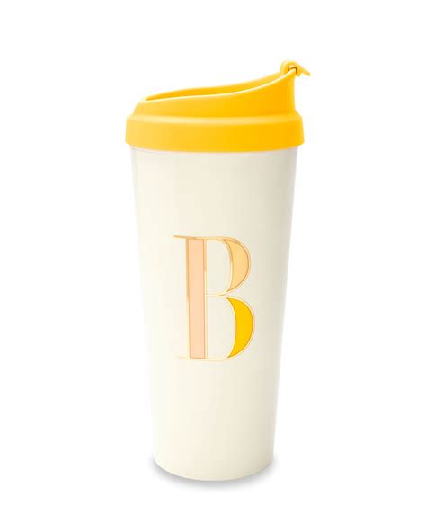 Kate spade mug lenox things we love well read 10oz (295,7ml). kate spade new york thermal "b" initial travel mug ...