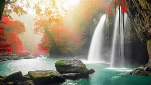 Waterfall, Wallpaper, Nature