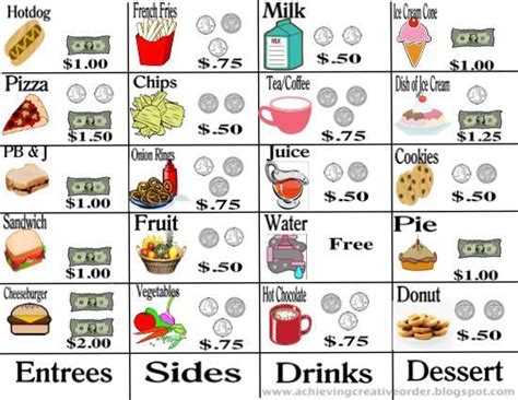 Then you'll love these fun games to play at the dinner table. cute menus for playing restaurant - Google Search | Kids menu, Play menu, Kids restaurants