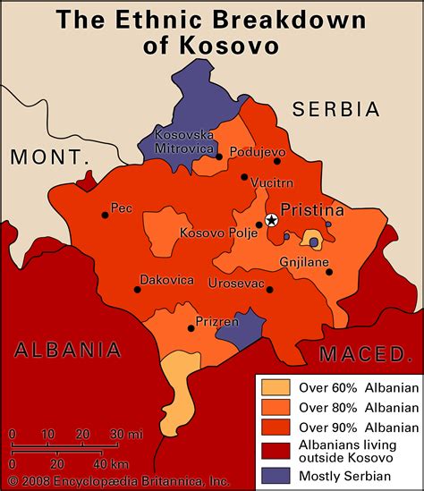 Kosovo politische karte lizenzfreies bild #14837099 map of kosovo (ethnics in kosovo) : Kosovo Karte Krieg
