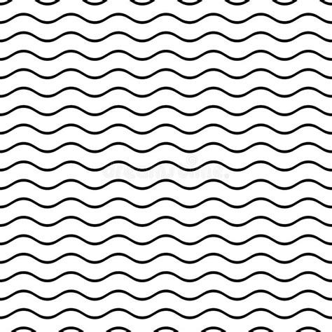 Seamless Wavy Line Pattern Stock Vector Image 59090911