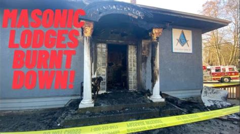 Arsonist Burns 3 Masonic Lodges Fights Off Police