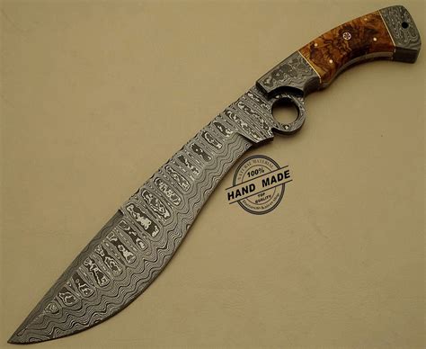 Professional Damascus Finger Knife Custom Handmade Damascus Steel