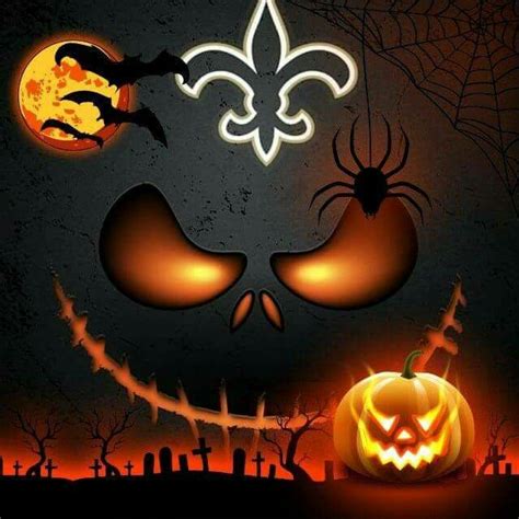 New Orleans Saints Happy Halloween New Orleans Saints Football New