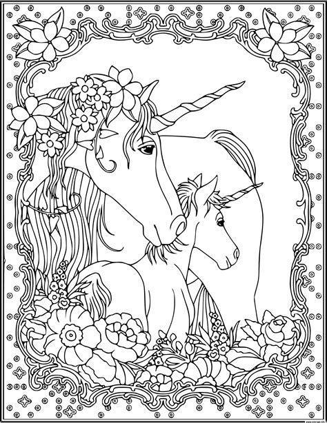 Et découvre plus bas nos autres dessins de licorne magique. Coloriage Licorne Unicorn Adulte dessin