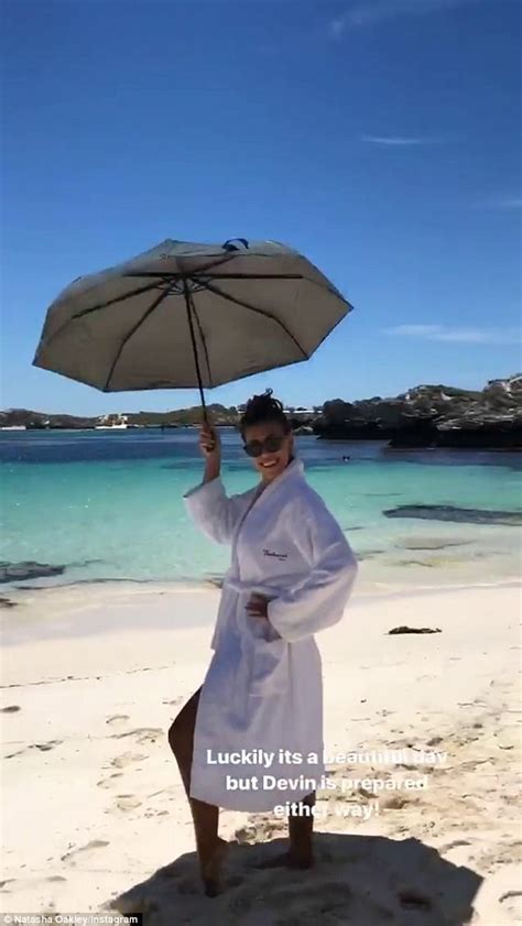 Natasha Oakley Flaunts Her Physique On Rottnest Island Daily Mail Online