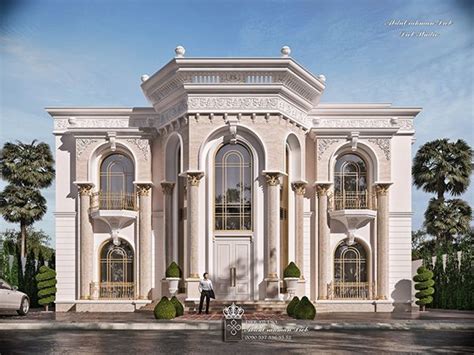 New Classic Luxury Villa In Qatar On Behance Classic House Exterior